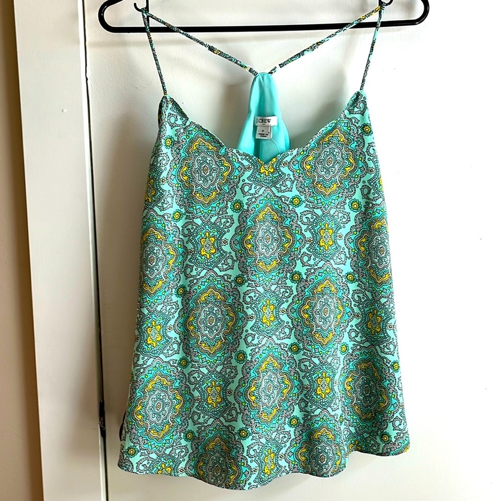 NWT J Crew spaghetti strap tank 6